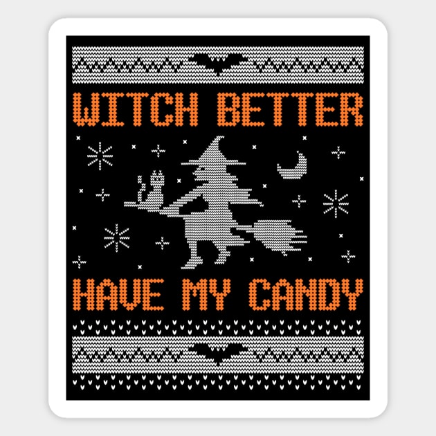 Halloween Ugly Sweater Magnet by MONMON-75